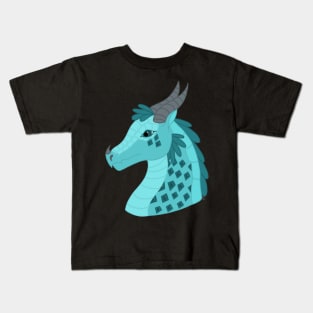 Blue Ice Dragon Kids T-Shirt